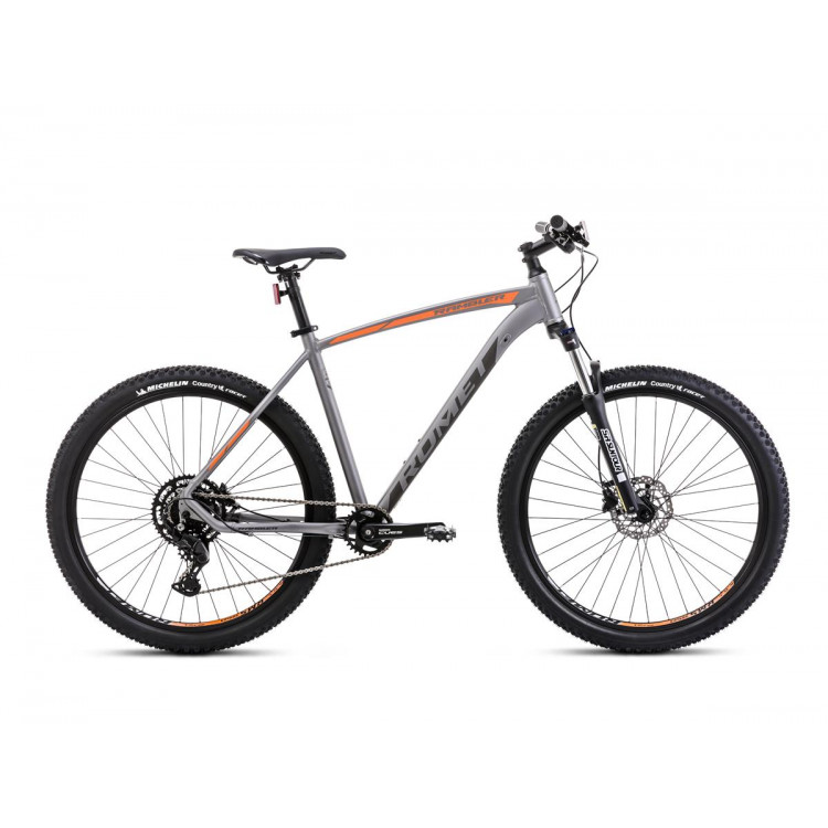 Horský bicykel ROMET RAMBLER R7.3 CS 2024 M Grafitovo-oranžová